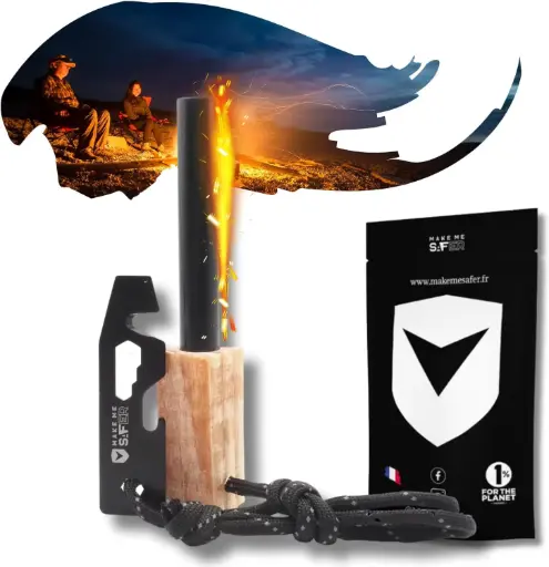 Firesteel XL – Manche résine de pin